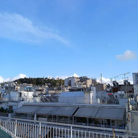Apartment Acropolis Skyline Sunset, 2 Person Loft Exarchia Athens